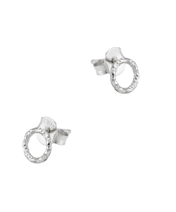 Round Shaped Silver Stud Earring STS-7058